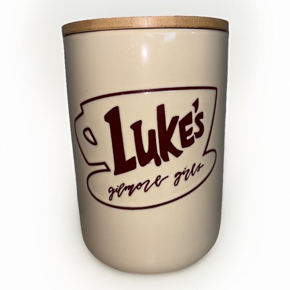 Gilmore Girls Luke's Diner Canister Jar Kitchen New Silver Buffalo